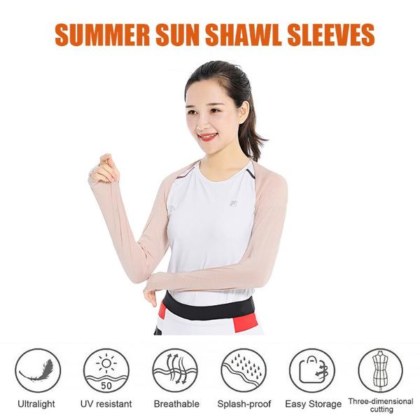 elbow & knee pads summer cool ice silk shawl anti-uv women golf outdoor cycling arm sleeves long-sleeves running uv sun protection, Black;gray
elbow & knee pads summer cool ice silk shawl anti-uv women golf outdoor cycling arm sleeves long-sleeves running uv sun protection, Black;gray