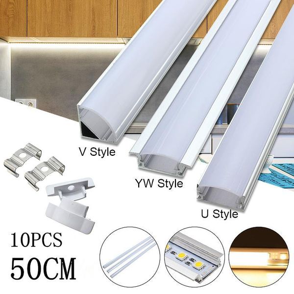 strips 10pcs 30/50cm led bar lights aluminum channel holder cover end up lighting accessories u/v/yw-style shaped for strip light
strips 10pcs 30/50cm led bar lights aluminum channel holder cover end up lighting accessories u/v/yw-style shaped for strip light