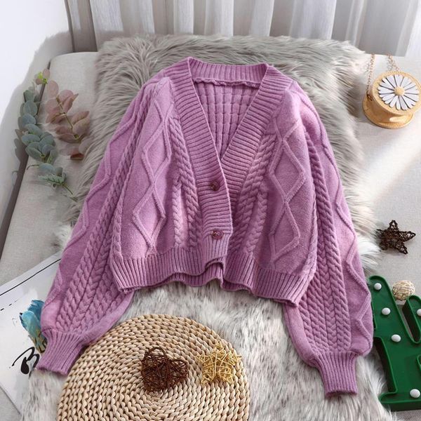 women's jackets lantern sleeve cardigan knitted sweater for women autumn winter 2021 long jacket and, Black;brown
women's jackets lantern sleeve cardigan knitted sweater for women autumn winter 2021 long jacket and, Black;brown