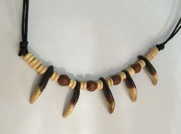 3 pcs tribal couple fangs wolf tooth biker surfer necklace choker mens womens amulet jewellery, Silver
3 pcs tribal couple fangs wolf tooth biker surfer necklace choker mens womens amulet jewellery, Silver