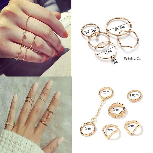 women wedding gold rings set for all fingers cute fashion casual jewelry gifts unique boho vintage wave ideas cluster, Golden;silver
women wedding gold rings set for all fingers cute fashion casual jewelry gifts unique boho vintage wave ideas cluster, Golden;silver