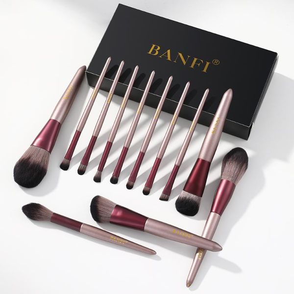 makeup brushes banfi 12 pcs purple small grape brush set professional beginner tool eye shadow lash glitter
makeup brushes banfi 12 pcs purple small grape brush set professional beginner tool eye shadow lash glitter