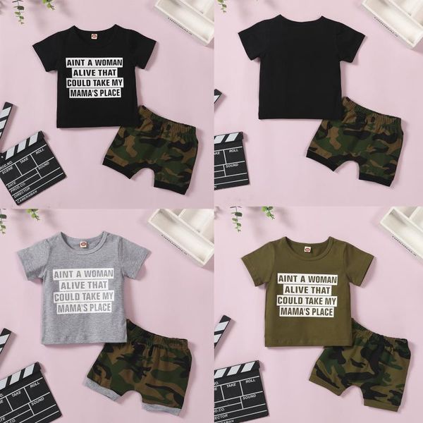 clothing sets 6m-3t summer born infant baby boys clothes letter print t shirt camouflage shorts outfits set baby's, White
clothing sets 6m-3t summer born infant baby boys clothes letter print t shirt camouflage shorts outfits set baby's, White