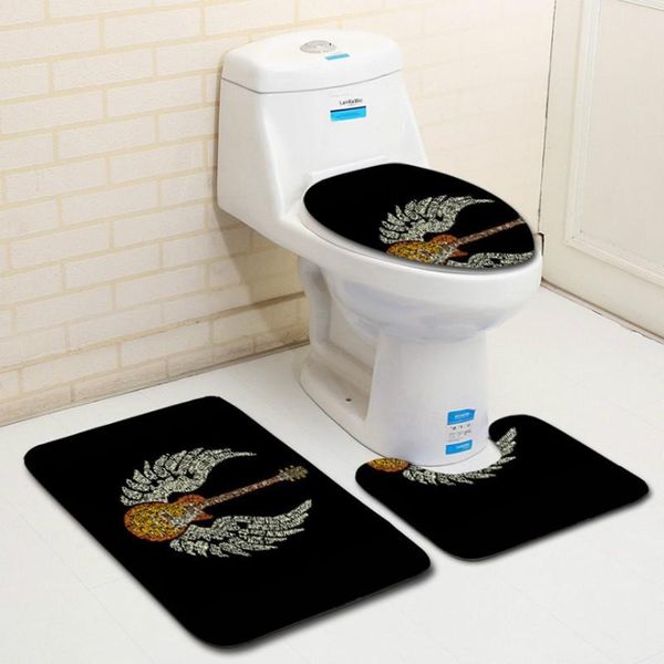 carpets 3 pieces/set guitar pattern waterproof bath mat contour pedestal rug lid toilet cover carpet bathroom set
carpets 3 pieces/set guitar pattern waterproof bath mat contour pedestal rug lid toilet cover carpet bathroom set
