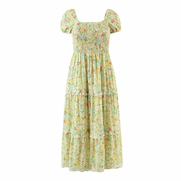 summer women floral print holiday party dresses square neck puff sleeve vestido elegant ladies boho dress robe 210514, Black;gray
summer women floral print holiday party dresses square neck puff sleeve vestido elegant ladies boho dress robe 210514, Black;gray