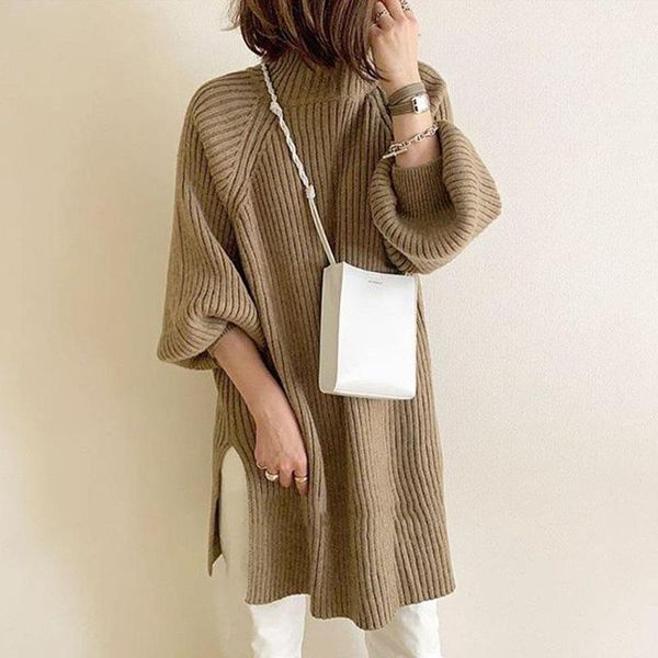 women's sweaters japan korea long knitted dress autumn soft sleeve female short dresses sweater robe pullover winter 2021 one piece, White;black
women's sweaters japan korea long knitted dress autumn soft sleeve female short dresses sweater robe pullover winter 2021 one piece, White;black