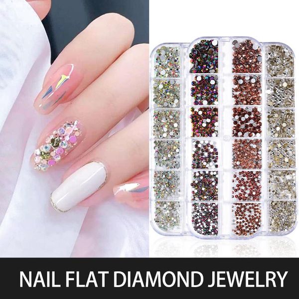 nail art decorations 1 box of accessories ab crystal rhinestone diamond flat mixed size beads for decorationdiynail, Silver;gold
nail art decorations 1 box of accessories ab crystal rhinestone diamond flat mixed size beads for decorationdiynail, Silver;gold
