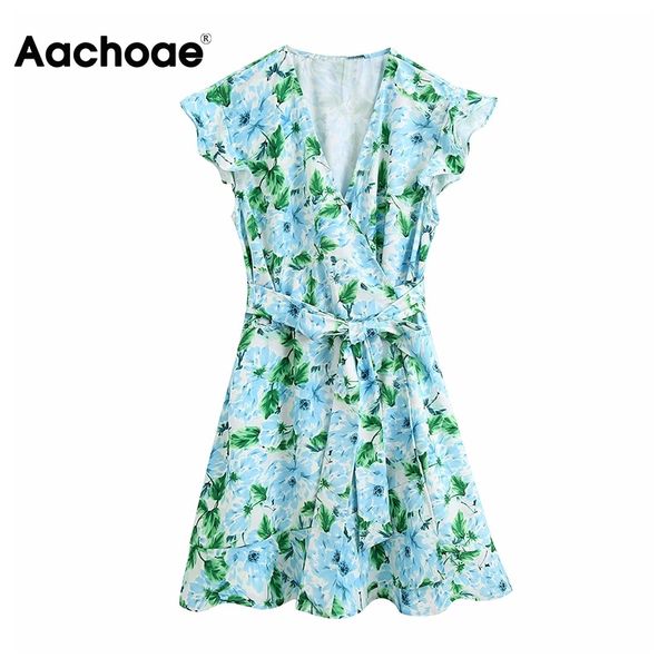aachoae summer bohemian floral print dress ruffle v neck mini dress sundress sleeveless bandage beach dresses ropa de mujer 210413, Black;gray
aachoae summer bohemian floral print dress ruffle v neck mini dress sundress sleeveless bandage beach dresses ropa de mujer 210413, Black;gray
