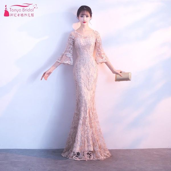 party dresses tanya champagne long evening 2021 half flare sleeves lace formal women lady gown real dress po jq273, White;black
party dresses tanya champagne long evening 2021 half flare sleeves lace formal women lady gown real dress po jq273, White;black