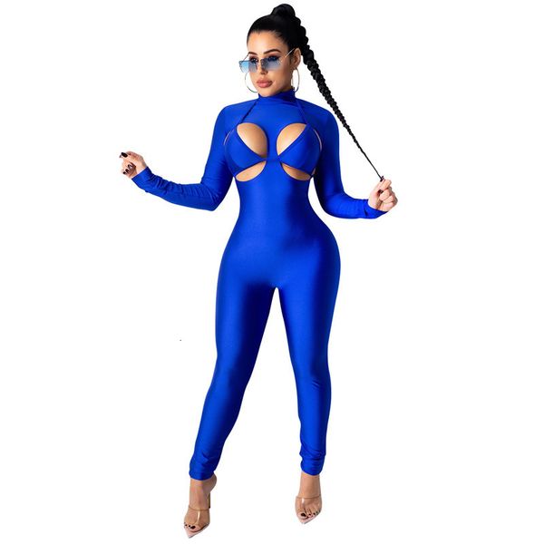 women's jumpsuits & rompers fashion soild color long sleeve hollow out designer skinny ladies high neck womens, Black;white
women's jumpsuits & rompers fashion soild color long sleeve hollow out designer skinny ladies high neck womens, Black;white