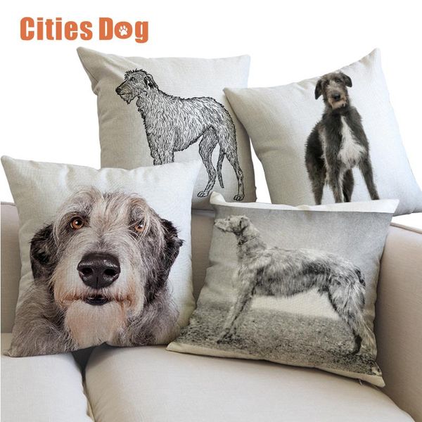 cushion/decorative pillow decorative cushion pillows cojines coussin decoracion para el hogar linen scottish deerhound 45x45cm throw car alm
cushion/decorative pillow decorative cushion pillows cojines coussin decoracion para el hogar linen scottish deerhound 45x45cm throw car alm