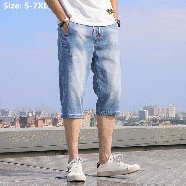 men's jeans men shorts blue sretched loose middle waist plus size large 6xl 7xl summer elastic casual denim trousers half streetwear
men's jeans men shorts blue sretched loose middle waist plus size large 6xl 7xl summer elastic casual denim trousers half streetwear