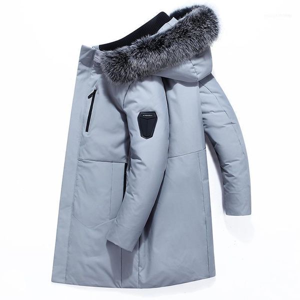men's down & parkas -40 degrees white duck jacket men thick winter 2021 big real fur collar warm parka waterproof windproof, Black
men's down & parkas -40 degrees white duck jacket men thick winter 2021 big real fur collar warm parka waterproof windproof, Black