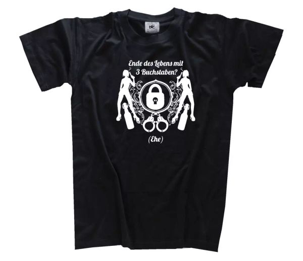 end of life with 3 letters-marriage bachelor party fun t-shirt s - 3xl, White;black
end of life with 3 letters-marriage bachelor party fun t-shirt s - 3xl, White;black