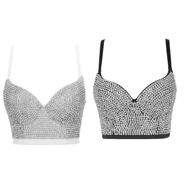 fashion mesh push up bralet women's corset bustier bra night club party bras women punk camisole crop female tanks & camis, White
fashion mesh push up bralet women's corset bustier bra night club party bras women punk camisole crop female tanks & camis, White