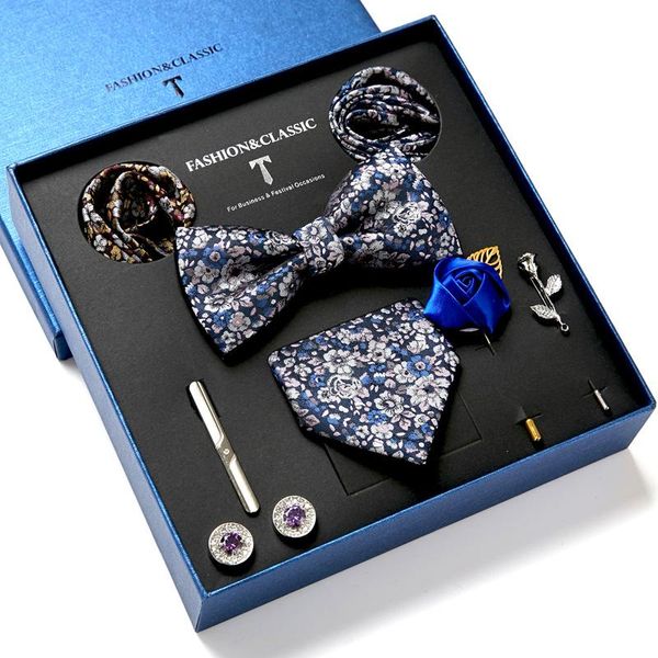bow ties men neck gift box packing necktie pocket square silk bowtie set cufflinks handkerchief, Black;gray
bow ties men neck gift box packing necktie pocket square silk bowtie set cufflinks handkerchief, Black;gray