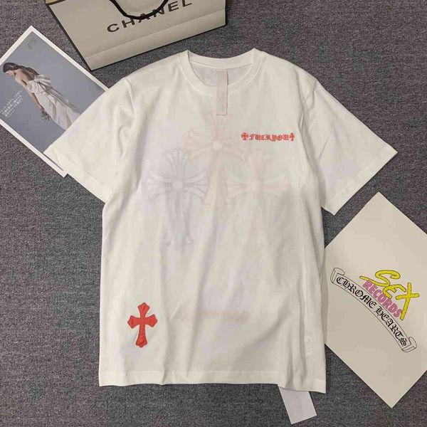 chrome/hearts back new summer fashion crosin brand three 2021 dimensional embroidery lambskin cross short sleeve t-shirt for jwc9, White;black
chrome/hearts back new summer fashion crosin brand three 2021 dimensional embroidery lambskin cross short sleeve t-shirt for jwc9, White;black