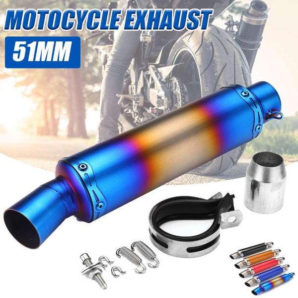 motorcycle exhaust system universal 51mm 390mm racing muffler pipe for street scooter atv motorcycles
motorcycle exhaust system universal 51mm 390mm racing muffler pipe for street scooter atv motorcycles