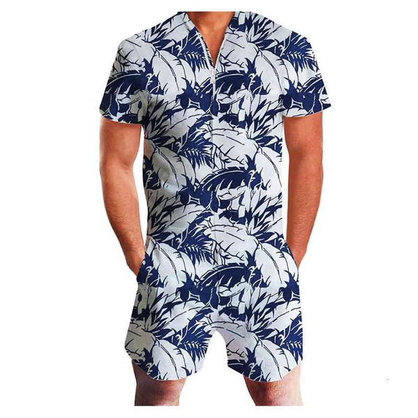 men's tracksuits hawaii print zipper romper playsuits short sleeve v neck fit slim jumpsuit male casual overalls a90h, Gray
men's tracksuits hawaii print zipper romper playsuits short sleeve v neck fit slim jumpsuit male casual overalls a90h, Gray
