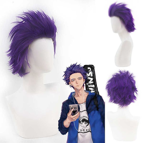 anime my hero college heart manipulation people make purple beauty sharp explosive head cosplay wig, Black
anime my hero college heart manipulation people make purple beauty sharp explosive head cosplay wig, Black