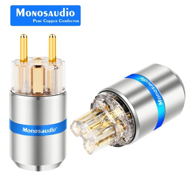 smart power plugs monosaudio e107g/f107g pure copper hifi plug schuko connector iec female hi-end cable
smart power plugs monosaudio e107g/f107g pure copper hifi plug schuko connector iec female hi-end cable
