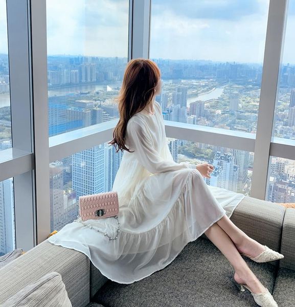 casual dresses autumn chiffon long dress beach outing fall clothes sleeve for women 2021 fairy grunge korean fashion, Black;gray
casual dresses autumn chiffon long dress beach outing fall clothes sleeve for women 2021 fairy grunge korean fashion, Black;gray