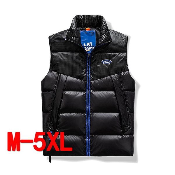 men's vests winter thick warm white duck down vest men fashion sleeveless parka patchwork puffer jacket padded waistcoat 5xl, Black;white
men's vests winter thick warm white duck down vest men fashion sleeveless parka patchwork puffer jacket padded waistcoat 5xl, Black;white