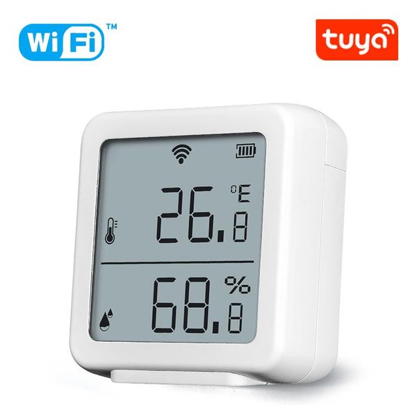 smart home control tuya wifi temperature and humidity sensor indoor hygrometer thermometer with lcd display support alexa google assistant
smart home control tuya wifi temperature and humidity sensor indoor hygrometer thermometer with lcd display support alexa google assistant
