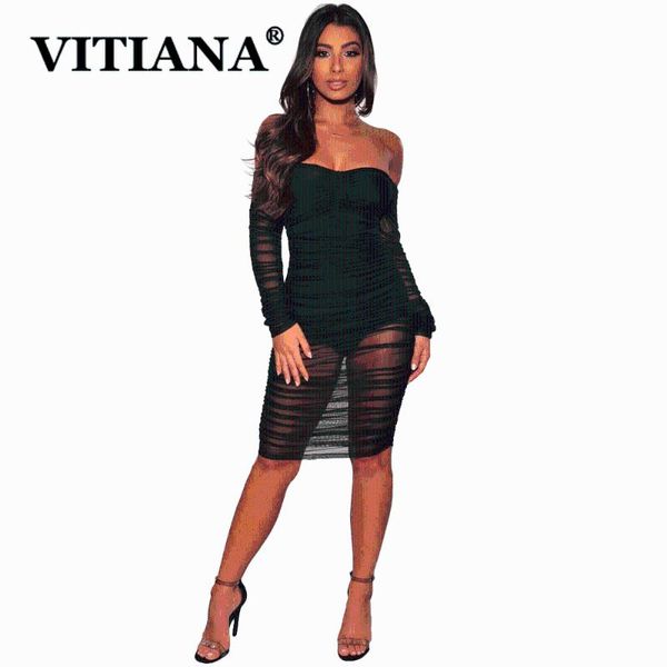 casual dresses vitiana women party bodycon 2021 female long sleeve off shoulder pencil dress ladies mesh clubwear black vestidos, Black;gray
casual dresses vitiana women party bodycon 2021 female long sleeve off shoulder pencil dress ladies mesh clubwear black vestidos, Black;gray