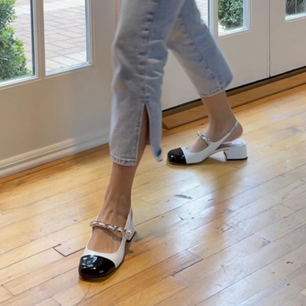 white black mix color women pumps square heel slingback sandals bling diamonds shoes bead decor retro mary janes dress
white black mix color women pumps square heel slingback sandals bling diamonds shoes bead decor retro mary janes dress