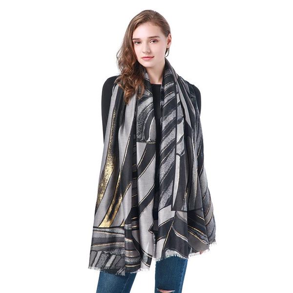 scarves 2021 autumn and winter fashion women's scarf cotton blended shawl luxury printed sjaal casual wearing long thin wrap 180cm*90cm, Blue;gray
scarves 2021 autumn and winter fashion women's scarf cotton blended shawl luxury printed sjaal casual wearing long thin wrap 180cm*90cm, Blue;gray