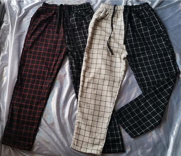 england style classic plaid straight women capri harem casual trousers femme bottom pantalon punk sweatpants, Black;white
england style classic plaid straight women capri harem casual trousers femme bottom pantalon punk sweatpants, Black;white