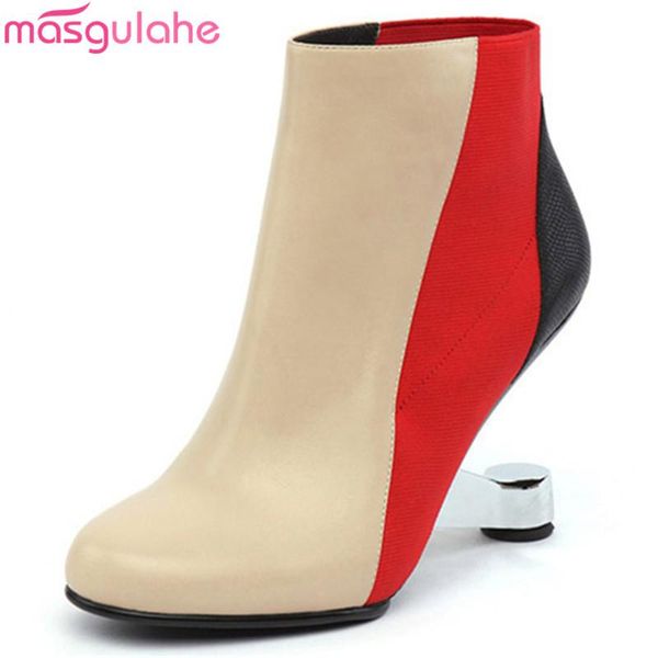 boots masgulahe 2021 fashion autumn winter round toe high heels mixed colors ankle for women genuine leather, Black
boots masgulahe 2021 fashion autumn winter round toe high heels mixed colors ankle for women genuine leather, Black