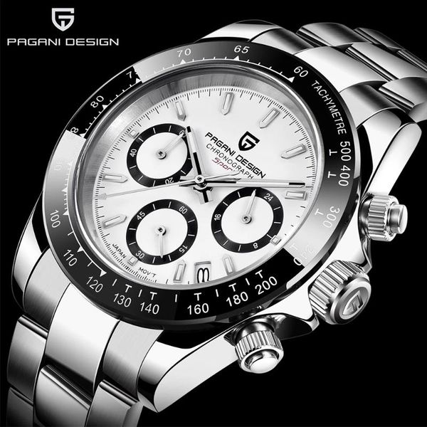 wristwatches pagani design men's quartz watch stainless steel strap chronograph sapphire glass sports casual wristwatch for m, Slivery;brown
wristwatches pagani design men's quartz watch stainless steel strap chronograph sapphire glass sports casual wristwatch for m, Slivery;brown