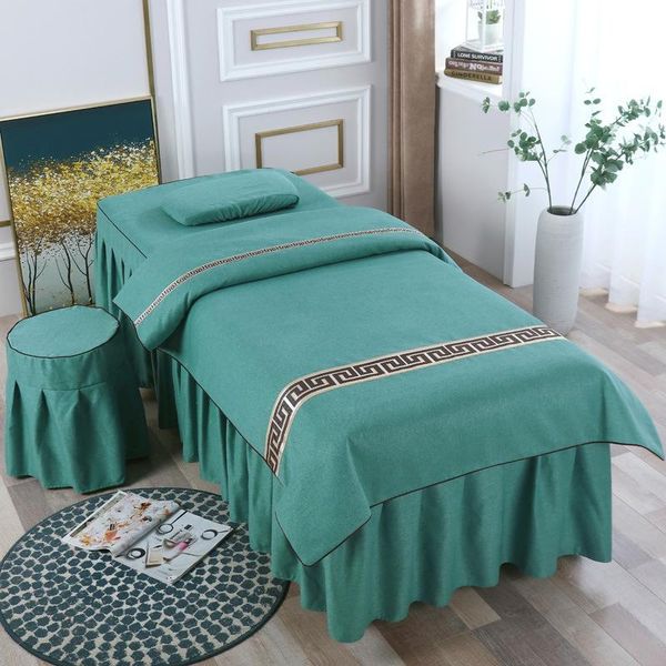 bedding sets luxury euopean 4pcs cotton beauty salon massage spa bedskirt quilt cover with insert
bedding sets luxury euopean 4pcs cotton beauty salon massage spa bedskirt quilt cover with insert