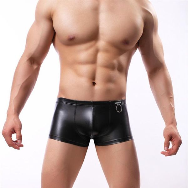 underpants men boxer mens faux leather underwear peniuch pu boxers homem soft boxershorts male panties shorts, Black;white
underpants men boxer mens faux leather underwear peniuch pu boxers homem soft boxershorts male panties shorts, Black;white