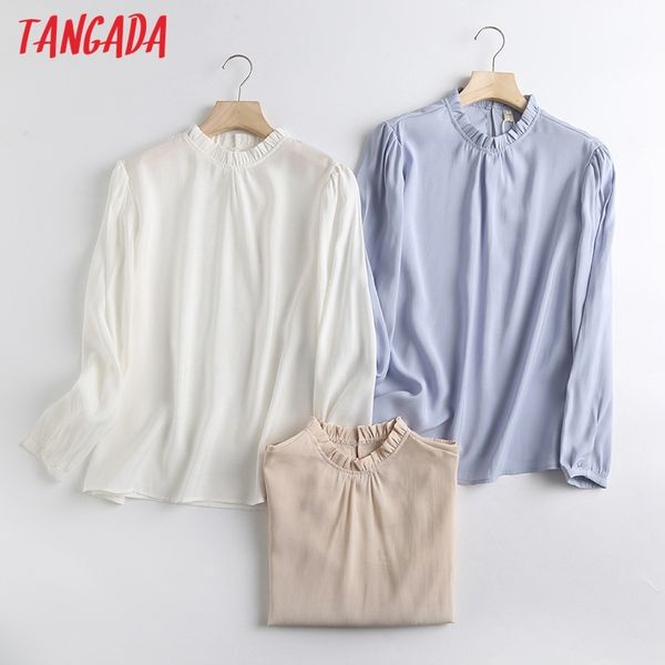 spring women solid ruffles neck blouse long sleeve chic female office lady shirt blusas femininas wf33 210416, White
spring women solid ruffles neck blouse long sleeve chic female office lady shirt blusas femininas wf33 210416, White