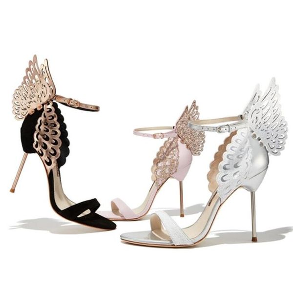 women's leather sandals, sophia webster butterfly wing stilettos, one-word buckle heels, size: 34-42, black
women's leather sandals, sophia webster butterfly wing stilettos, one-word buckle heels, size: 34-42, black