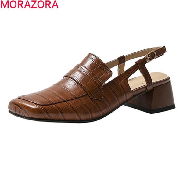 sandals morazora 2021 big size 34-42 women thick heels square toe fashion ladies single shoes genuine leather office dress, Black
sandals morazora 2021 big size 34-42 women thick heels square toe fashion ladies single shoes genuine leather office dress, Black