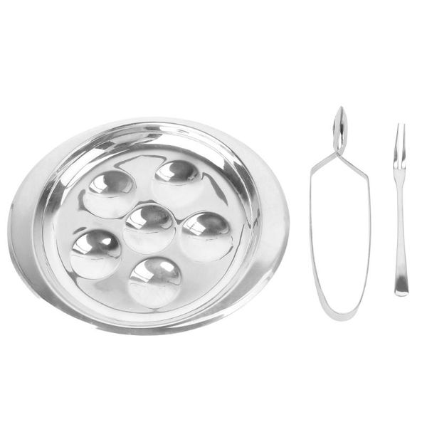 dishes & plates 1 set stainless steel dish escargot plate fork clip kitchen utensils tableware for home restaurant el
dishes & plates 1 set stainless steel dish escargot plate fork clip kitchen utensils tableware for home restaurant el