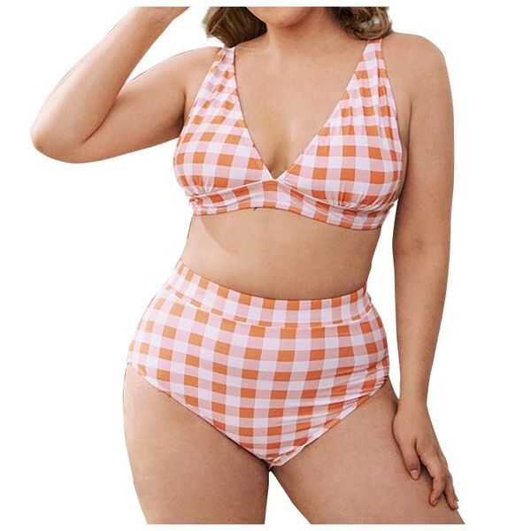 women's swimwear high waist swimsuit women 2021 plus size 2 pieces brazilian bikinis push up halter stroje kapielowe damskie, White;black
women's swimwear high waist swimsuit women 2021 plus size 2 pieces brazilian bikinis push up halter stroje kapielowe damskie, White;black