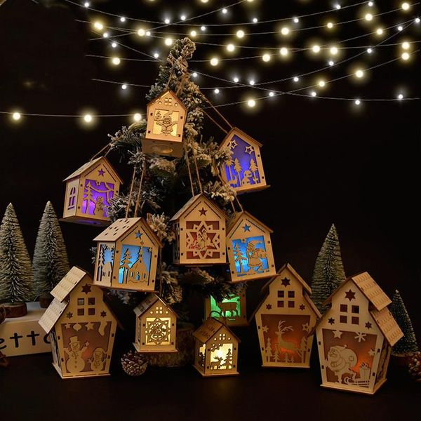 christmas decorations diy creative luminous cabins, ornaments pendants, tree for holiday home decoration
christmas decorations diy creative luminous cabins, ornaments pendants, tree for holiday home decoration