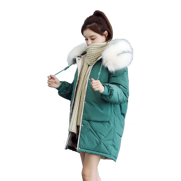 ladies warm winter jacket women parkas fashion hooded fur collar down cotton winter coat women loose female outwear coats jacket 210416, Black
ladies warm winter jacket women parkas fashion hooded fur collar down cotton winter coat women loose female outwear coats jacket 210416, Black