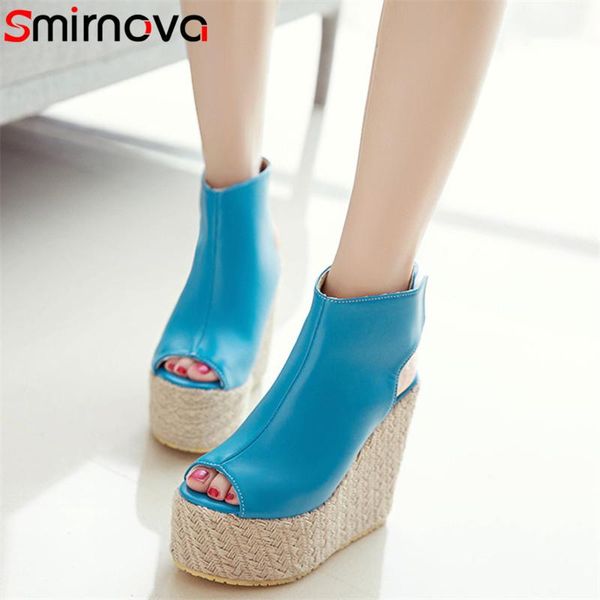dress shoes smirnova 2021 est gladiator sandals women peep toe summer wedges platform fashon party prom woman big size 43, Black
dress shoes smirnova 2021 est gladiator sandals women peep toe summer wedges platform fashon party prom woman big size 43, Black