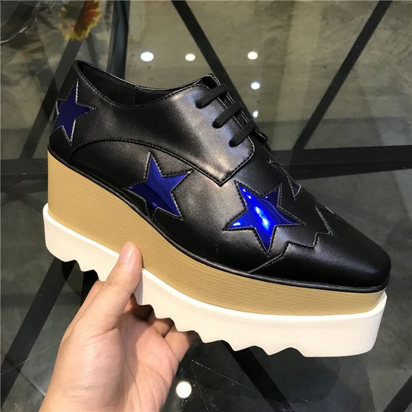 women platform summer boots thick bottom fashion real leather girl shoes elyse star boot britt wedge lace-up flat high heel designer sandals, Black
women platform summer boots thick bottom fashion real leather girl shoes elyse star boot britt wedge lace-up flat high heel designer sandals, Black