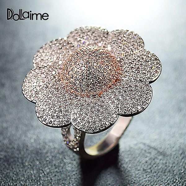 wedding rings dolaime ladies fashion accessories ring rose gold color chrysanthemum style gift r628, Slivery;golden
wedding rings dolaime ladies fashion accessories ring rose gold color chrysanthemum style gift r628, Slivery;golden