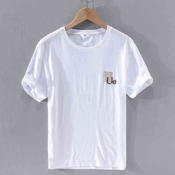 men's t-shirts summer fashionable linen t-shirt embroidery trendy loose for men short-sleeved white t shirt mens chemise camiseta nk9p, White;black
men's t-shirts summer fashionable linen t-shirt embroidery trendy loose for men short-sleeved white t shirt mens chemise camiseta nk9p, White;black