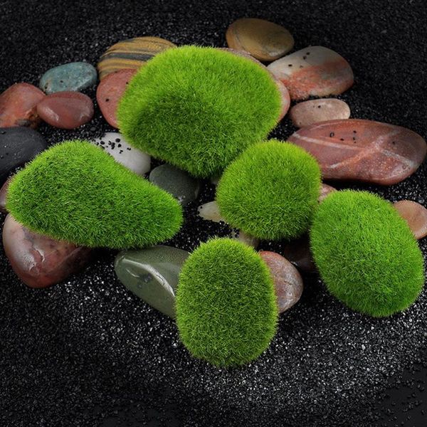 decorative objects & figurines 5pc/set artificial moss fuzzy stones micro landscape decoration diy grass aquarium garden plant lawn mossy st 
decorative objects & figurines 5pc/set artificial moss fuzzy stones micro landscape decoration diy grass aquarium garden plant lawn mossy st