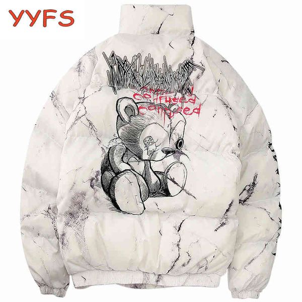 winter down padded et men women cartoon bear print oversized streetwear parka couple harajuku thick warm bubble coat 2021, Black;brown
winter down padded et men women cartoon bear print oversized streetwear parka couple harajuku thick warm bubble coat 2021, Black;brown