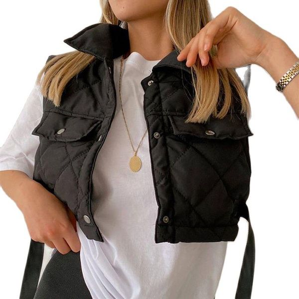 women's vests womens vest casual all-match diamond pocket jacket lapel sleeveless fashion large design waistcoat streetwear, Black;white
women's vests womens vest casual all-match diamond pocket jacket lapel sleeveless fashion large design waistcoat streetwear, Black;white
